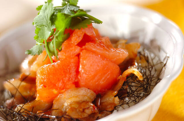 夏のポーク照り焼き丼