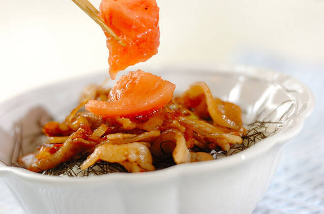 夏のポーク照り焼き丼の作り方の手順4