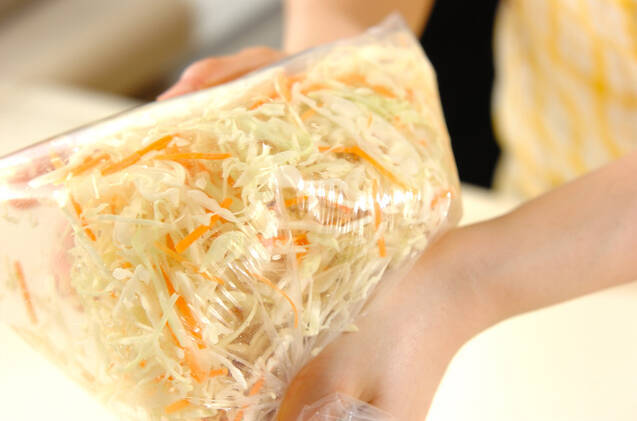 せん切りキャベツの和え物の作り方の手順5