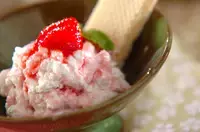 手作りジャムのデザート