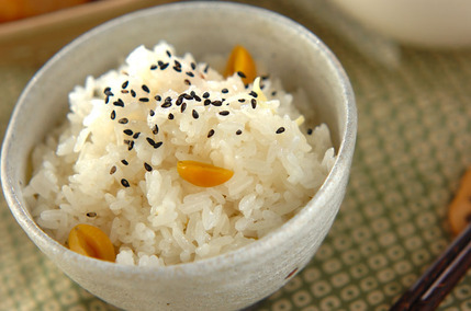 もちもちショウガおこわ