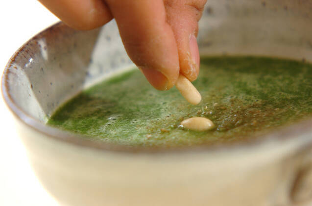 小松菜の豆腐ポタージュの作り方の手順4