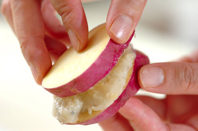 サツマイモのはさみ揚げの作り方の手順7