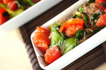 春雨のナムル風