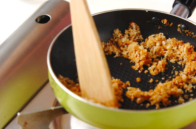 レタスのサラダ・パン粉がけの作り方の手順4