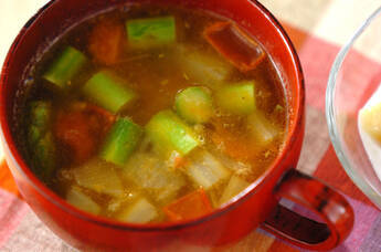 玄米入りスープ