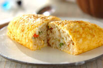 カニ入りオムライス