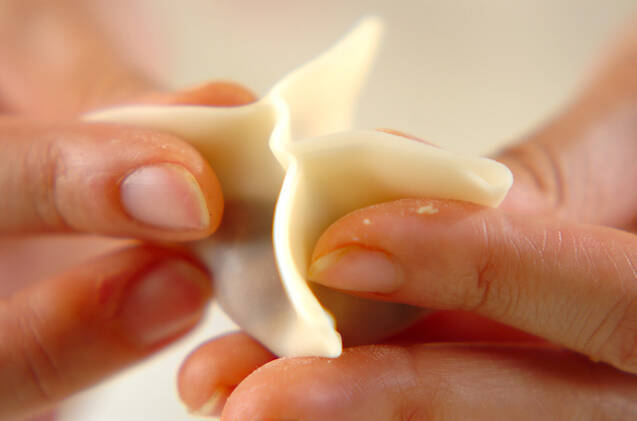 生麩揚げ餃子の作り方の手順3