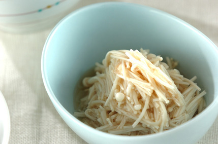 レンジエノキのタラコ和え