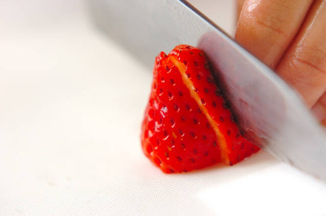 デコフルーツのシュークリームの作り方の手順1