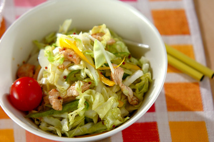 春キャベツのサラダ