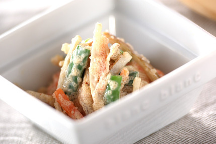 ゴボウの明太クリームサラダ