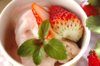 イチゴのパルフェ