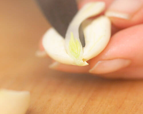 生ハムのフェットチーネの作り方の手順1