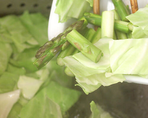 生ハムのフェットチーネの作り方の手順3