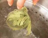 生ハムのフェットチーネの作り方3