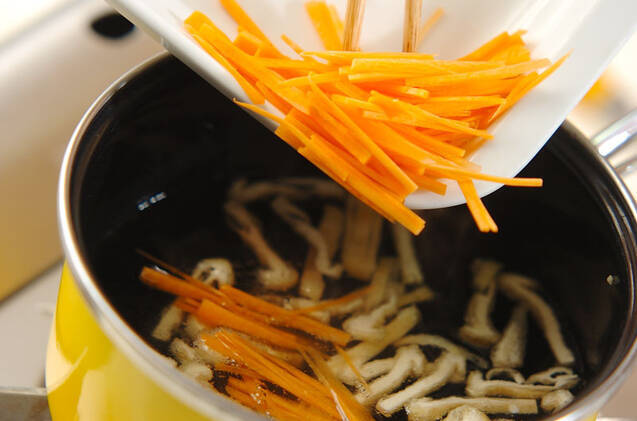 たっぷり野菜のトロロ汁の作り方の手順6