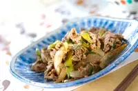 牛肉のソース炒め