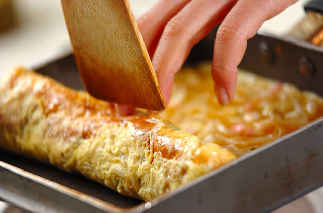 モヤシ入り卵焼きの作り方の手順5