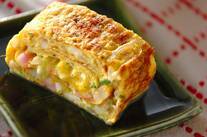 モヤシ入り卵焼き