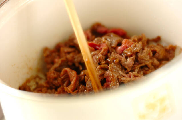 せん切りゴボウのスープの作り方の手順5