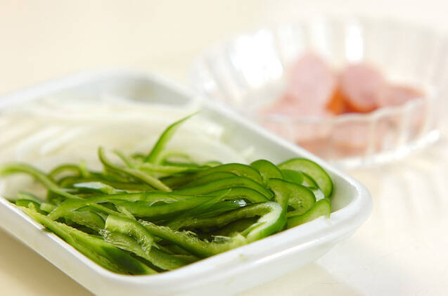 ナポリタンの作り方の手順1