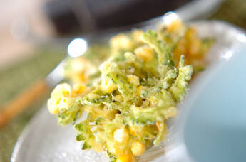 ゴーヤのかき揚げ