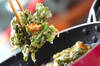 菊菜のかき揚げの作り方の手順7