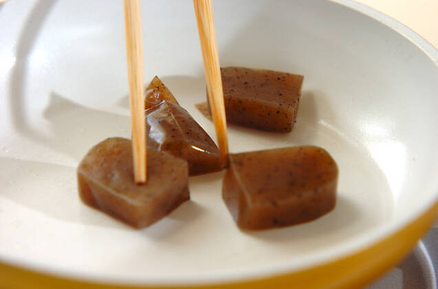 ハチミツみそ田楽の作り方の手順3