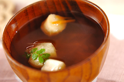 麩入りお吸い物