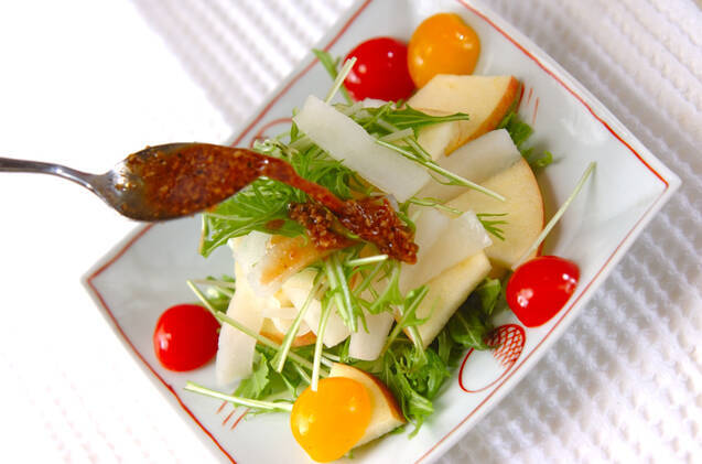 水菜のサラダの作り方の手順6