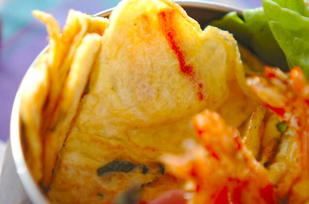 カニ風味卵焼き