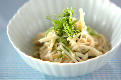 エノキの酢の物 副菜 レシピ 作り方 E レシピ 料理のプロが作る簡単レシピ