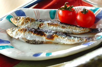 イワシの塩焼き