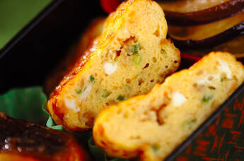 ナメタケ入り卵焼き