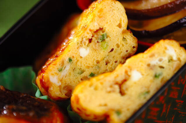 ナメタケ入り卵焼き