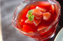 赤ワイン煮リンゴゼリー