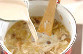 キノコのスープの作り方2