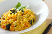 カボチャのリゾット