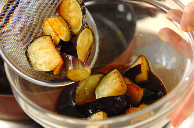 ナスのバルサミコ酢マリネの作り方の手順2