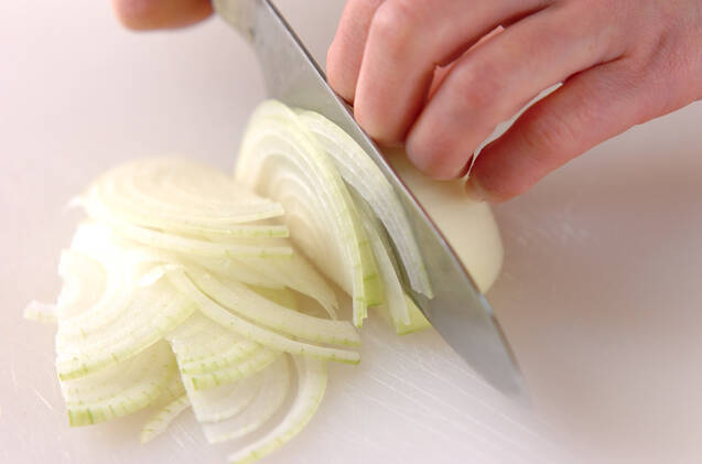 タラで作るスペイン風オムレツの作り方の手順3