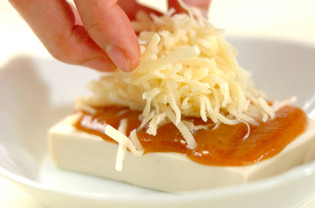 おうちで居酒屋 豆腐のみそチーズ焼きの作り方の手順3