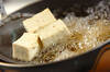 揚げ豆腐のピリ辛ソースがけの作り方の手順4