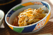 ワカサギの柳川風