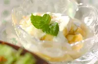 バナナヨーグルト