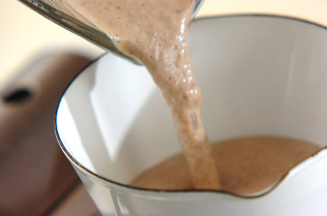 甘栗×マイタケ×クルミドリンクの作り方の手順4