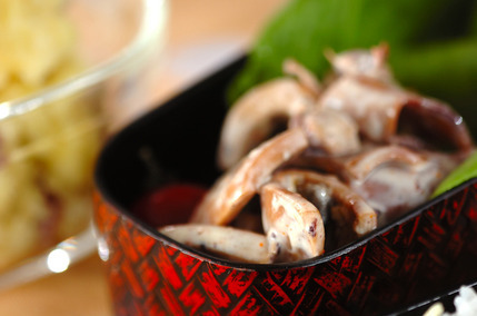 イカ缶のマヨ和え