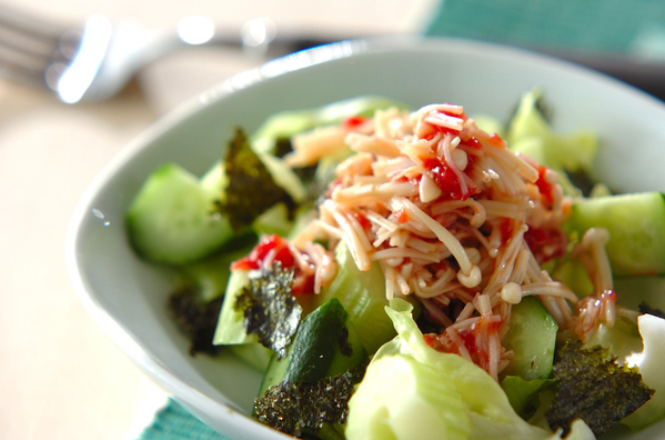 5. エノキのサラダ