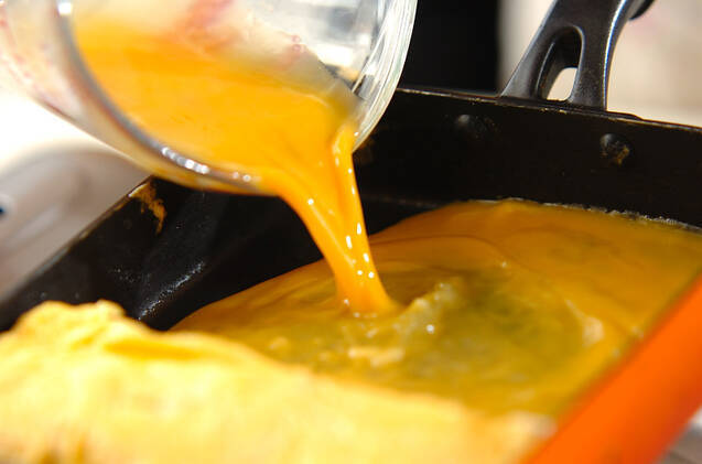 サンマ缶入り卵焼きの作り方の手順3