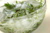菊菜と牛肉のサラダ風の作り方の手順5